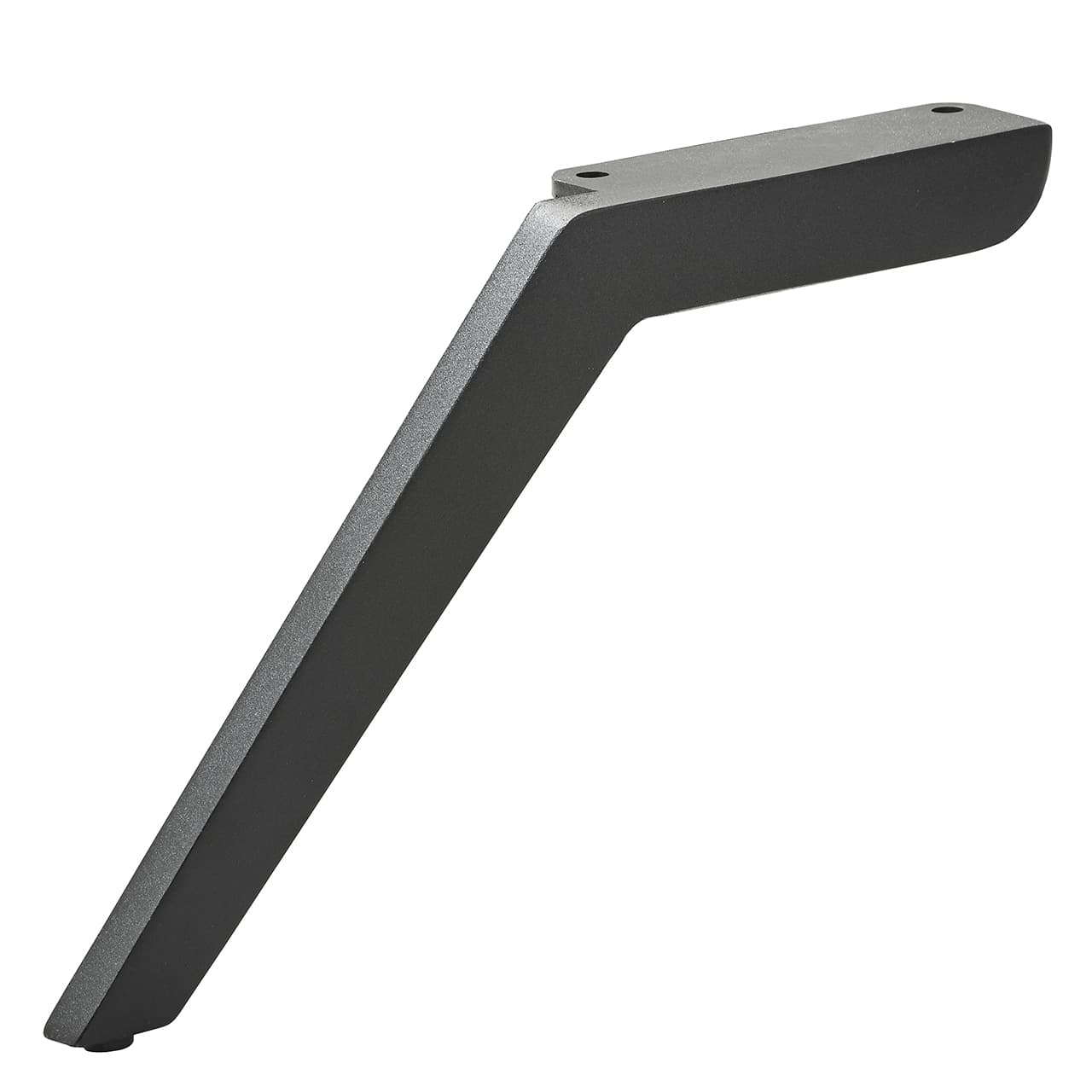 Metallfuß schwarz matt